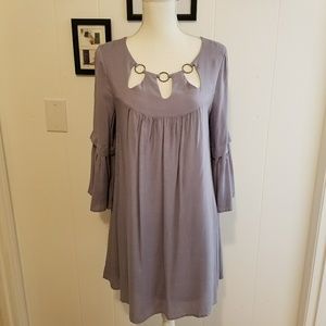 Entro periwinkle Boho dress NWT
